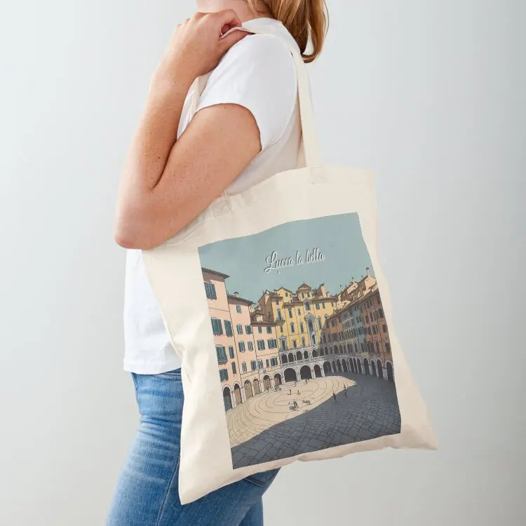 

Lucca the beautiful - Italy Tote Bag bag luxury women Women's beach bags custom fabric bag Shopper