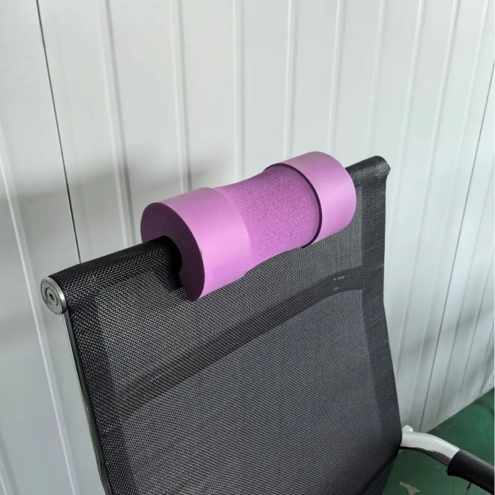 Ergonomics Office Chair Headrest Resilient Sponge Multipurpose Chair Neck Support Pillow Solid Color Comfortable Backrest Pillow