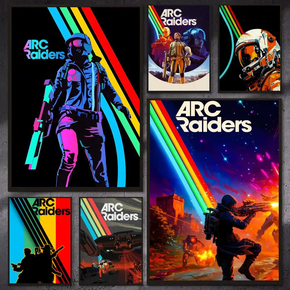 Game A-ARC Raiders Poster Modern Aesthetic Gaming Room Decor Canvas Wall Art Poster Cool Room Stuff