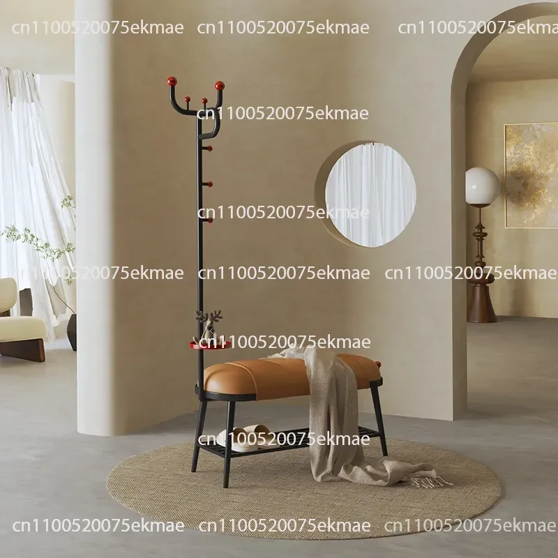 Cartoon Childlike Fun Changing Stool Household Design Sense Multi-functional Hanger Integrated with Storage Can Sit