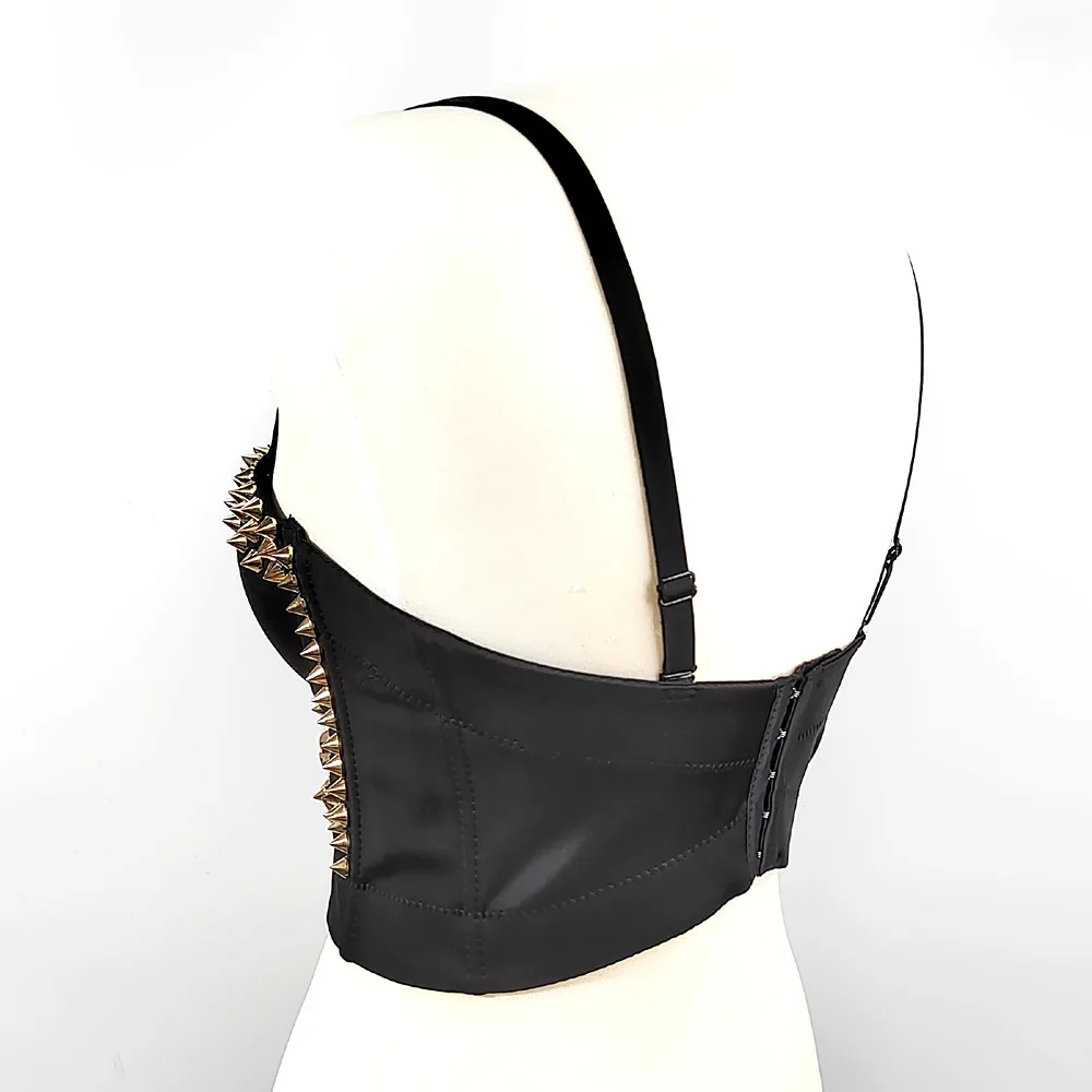 

LAZADA Skull Head Decorative Strap Vest Women's Retro Sequin Bra Fibone apewear Bal Splice Sle ort Slim Fit