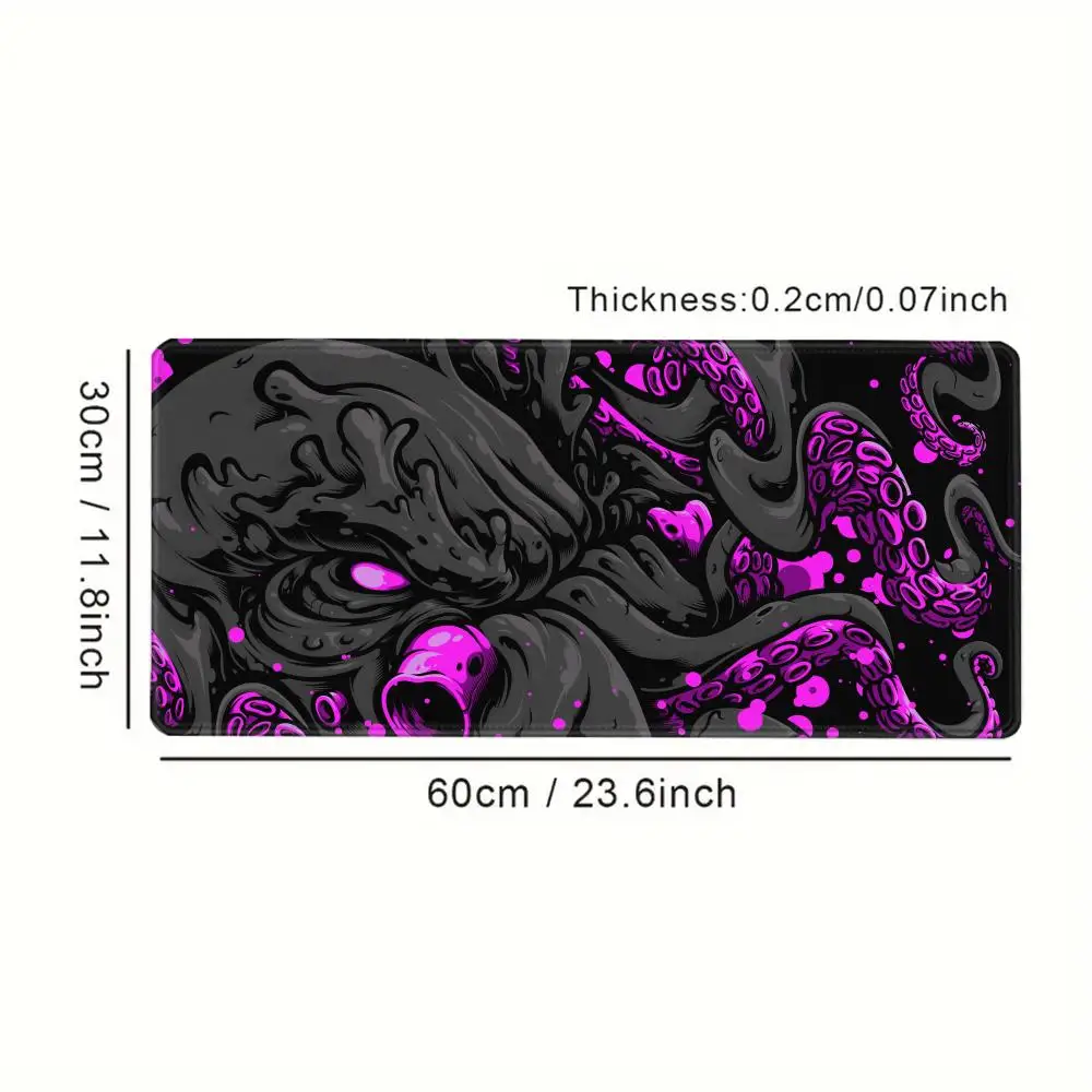 Gamer Muismatten Octopus Monster Grote Muismat Toetsenbord Mat Bureau Tapijt Pc HD Bureau Matten Bedrijf Thuis Muismat Voor Gift 90x40cm