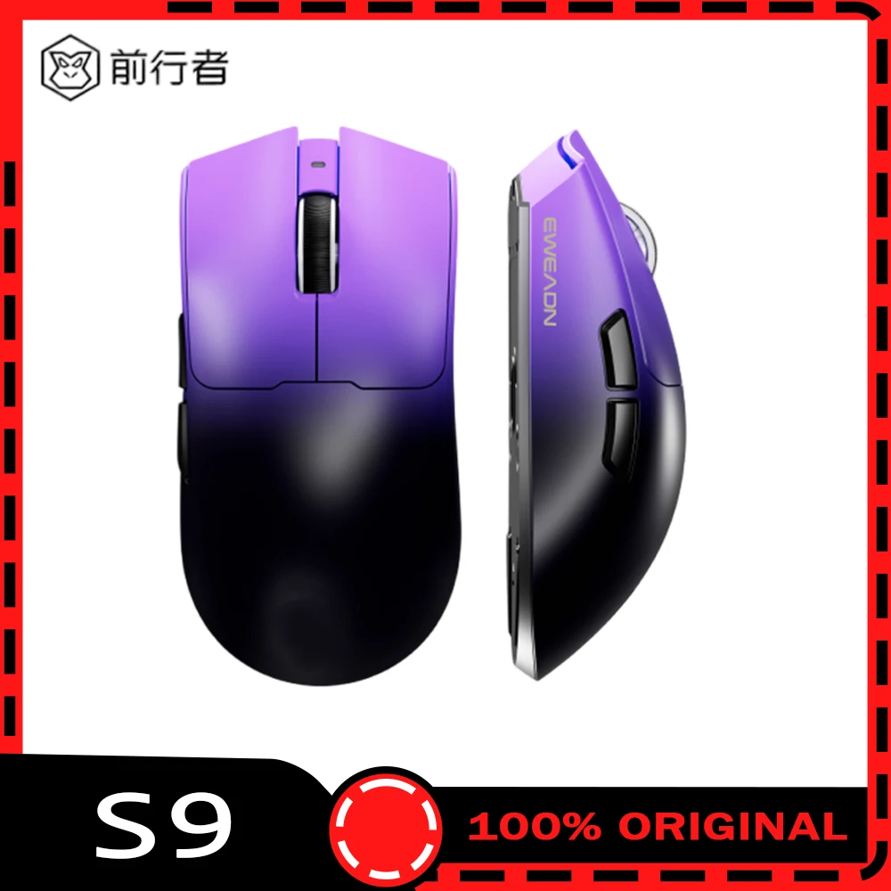 

Беспроводная мышь Eweadn S9 Ultra, трехрежимная Bluetooth Paw3950, эргономичная легкая мышь, аксессуары для ПК, игровые мыши для геймеров, подарки
