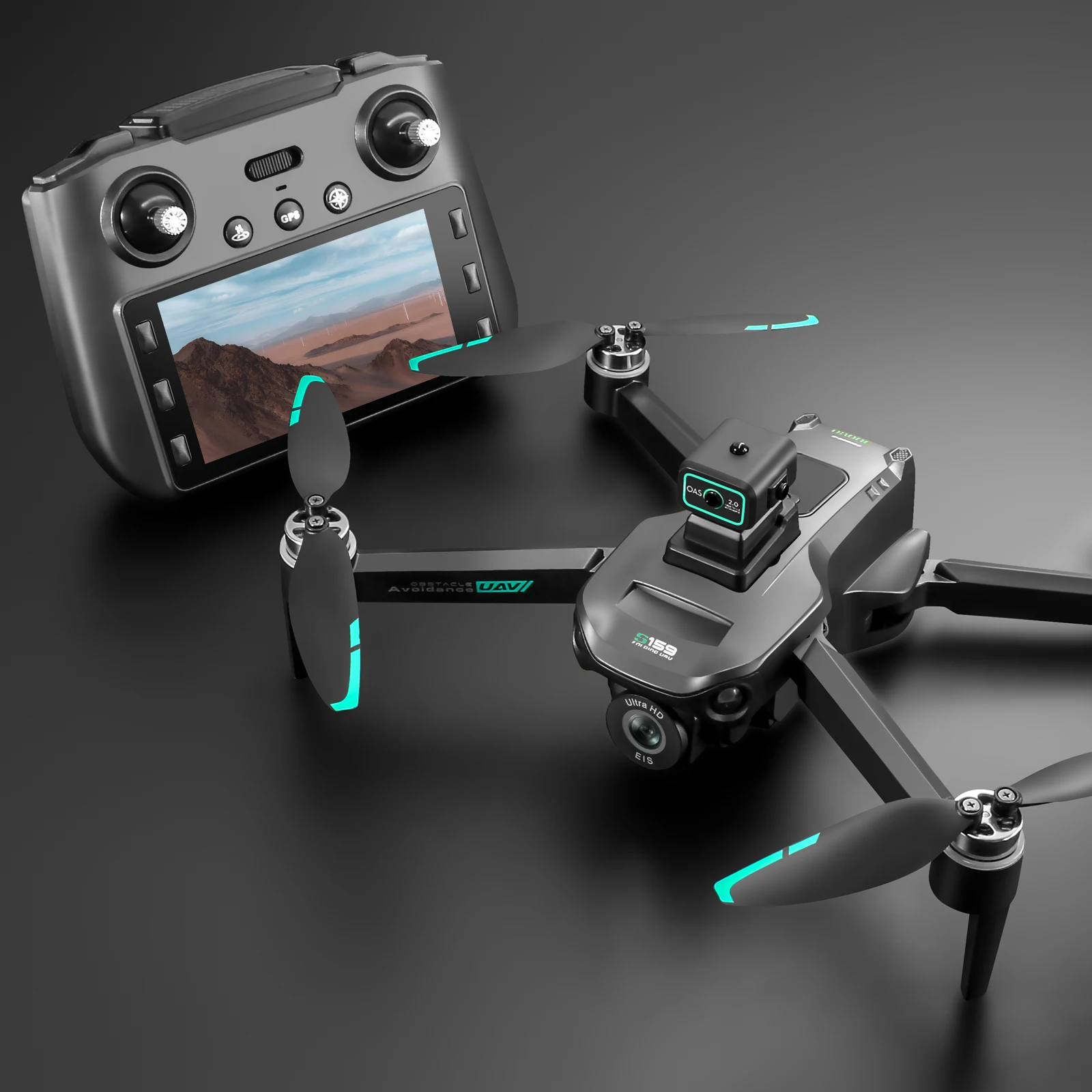 S159 UVA Drone professionale 8K GPS FPV Dron con telecamera 4K RC Quadcopter Evitamento ostacoli Aereo aereo Mini elicotteri giocattolo