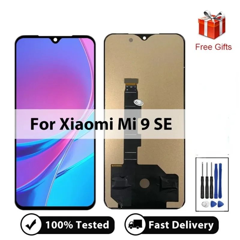 

ЖК-дисплей для Xiaomi Mi9 SE TFT, ЖК-дисплей, сенсорный экран, дигитайзер в сборе, замена для Xiaomi Mi 9SE, Mi9 SE, M1903F2G, ЖК-экран