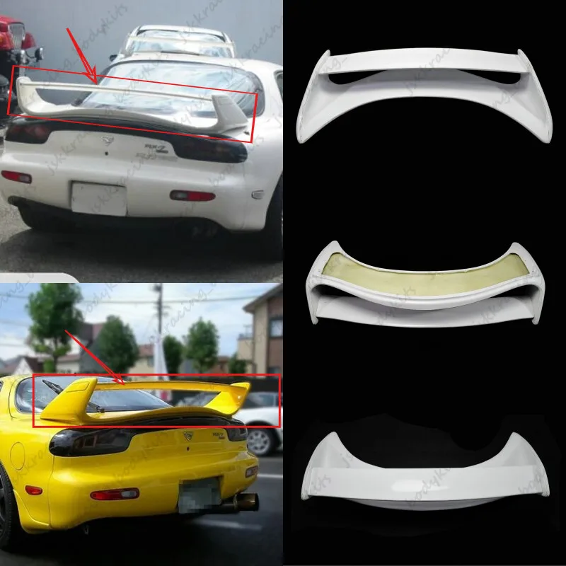 

For Mazda RX7 FD3S MSpeed Rear Trunk Spoiler Wing Diffuser Lip FRP Unpainted