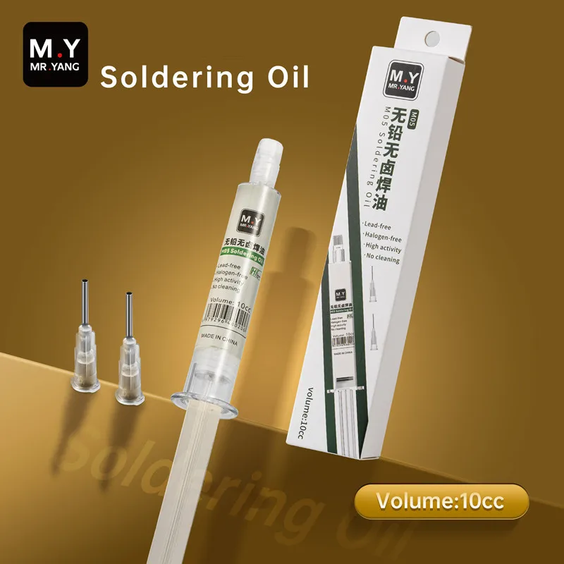 M.Y Mr Yang M05 10CC Solder Flux Paste Lead-free No Odor No-Clean For Mobile Phone Laptops IC BGA Repair Tool Needle Welding Oil