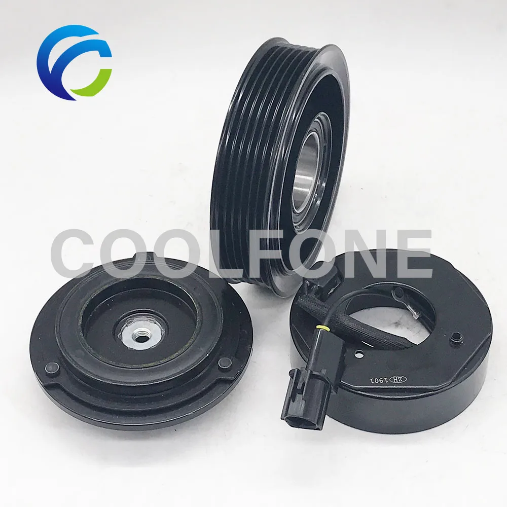 

AC A/C Compressor Clutch Pulley DF11 For HYUNDAI ACCENT IV RB 1.4 1.6 Solaris 1.6 KIA RIO III UB 1.4 1.6 977014L000 97701-4L000