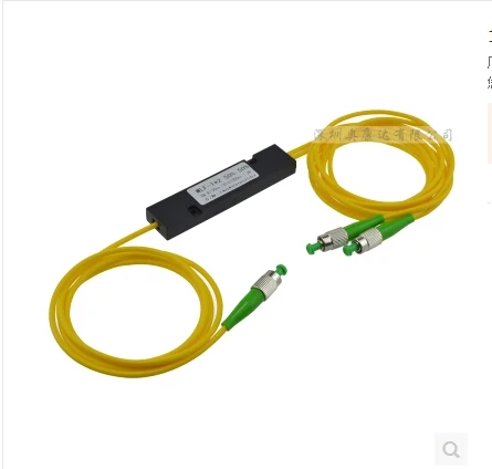 1x2 FC/APC Fiber Optic Splitter 1/2 Optical Splitter/splitter Optical Splitter Supports Customized Optical Splitting Ratio