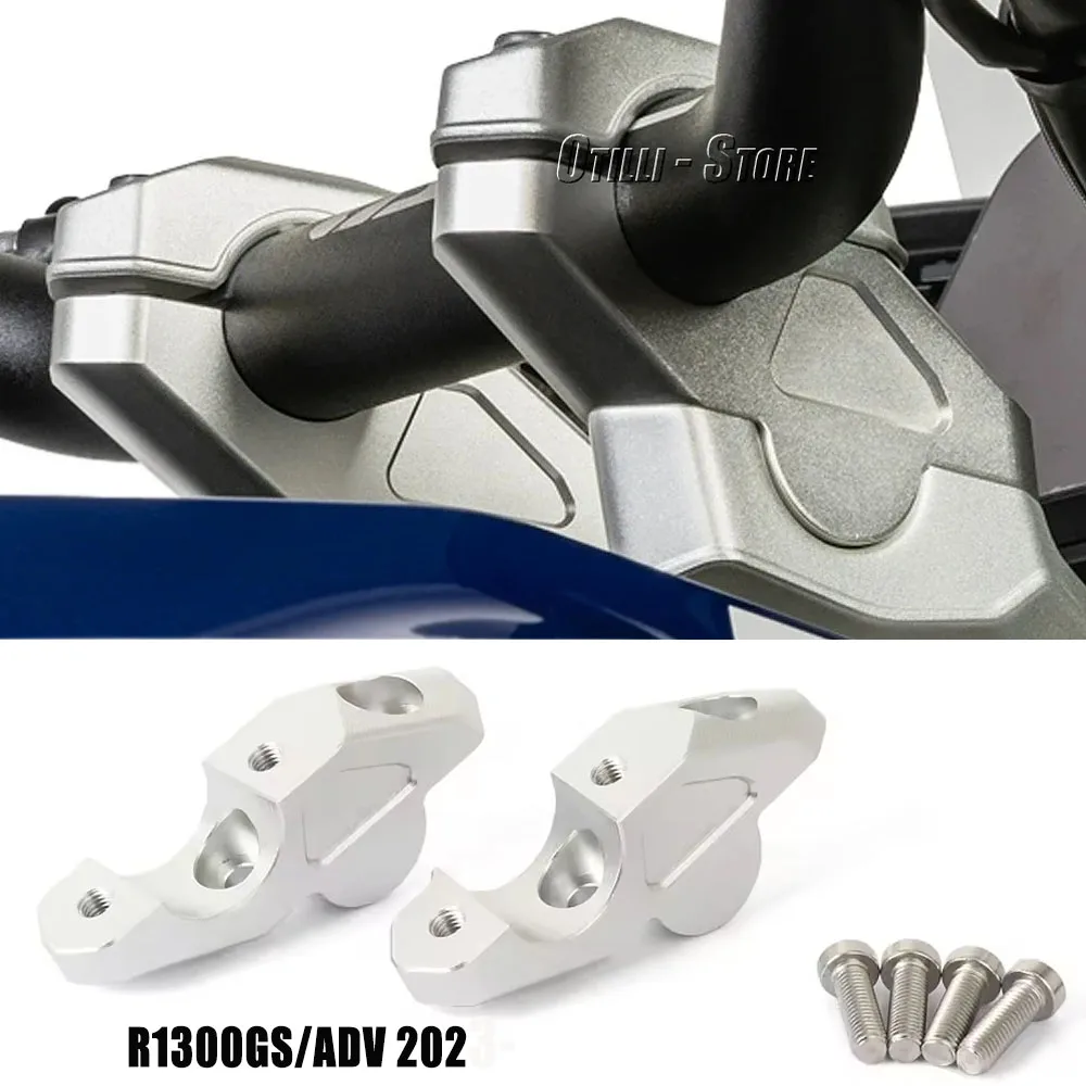 

For BMW R 1300 GS R1300gs R1300GSA R1300GS Adventure Motorcycle Handlebar Riser Bar Mount Handle Clamp Kit 2023-2025