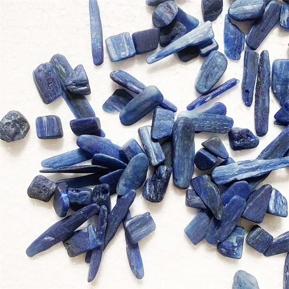 Natural Kyanite Quartz Polished Shape Blue Color Tumbled Gravel Gemstone For Healing Crystals Flowerpot Fish Tank Decoration