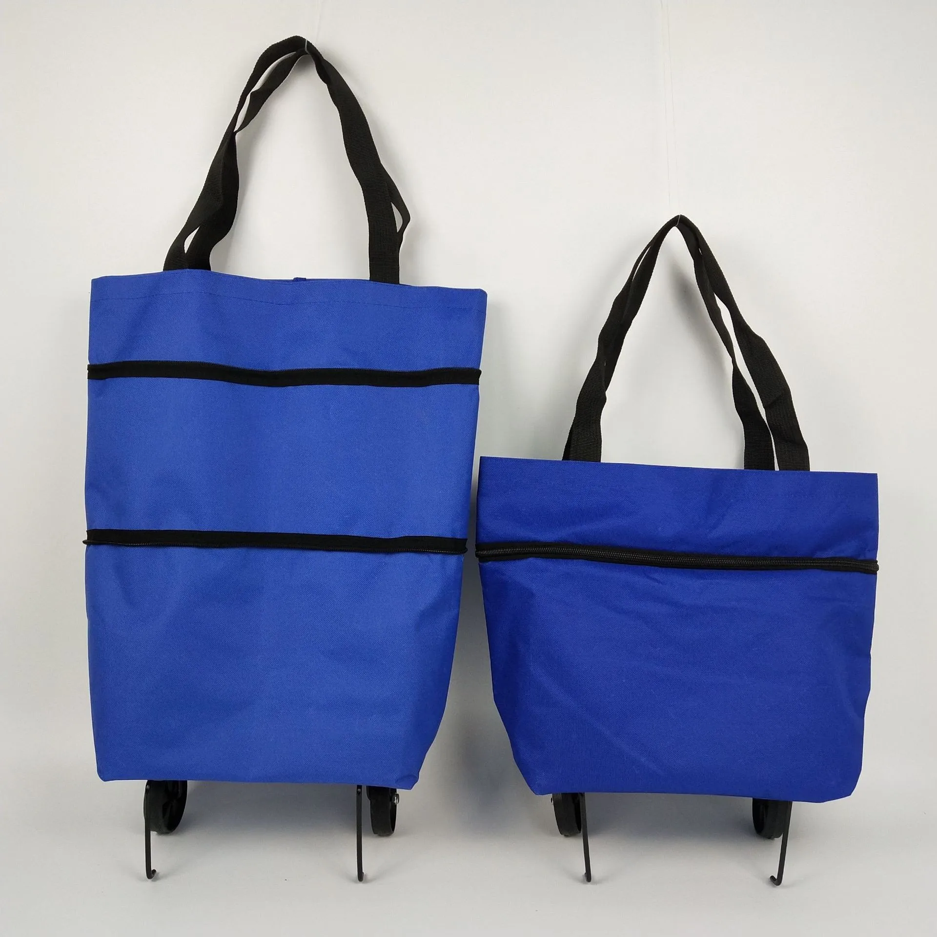 Neue faltbare Einkaufsradtaschen, Einkaufstaschen aus Oxford-Stoff, Henkeltaschen, Trolleys, Heimwagen, Supermarkttaschen – Detail 4