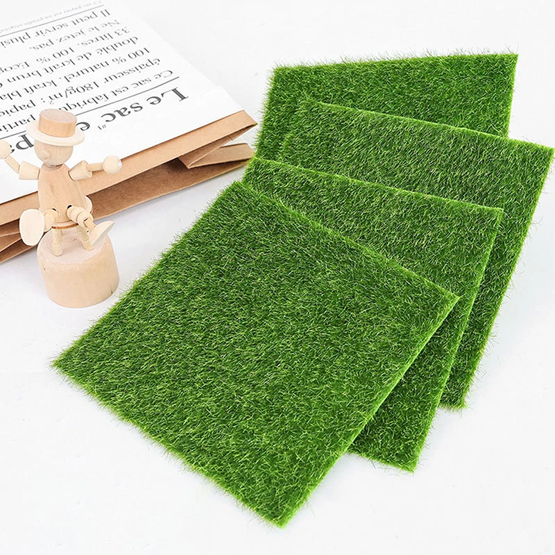 Fake Moss Mini Artificial Lawn Grass Terrariums Bonsai Miniatures DIY Living Home Decoration Accessories Fairy Garden Ornament