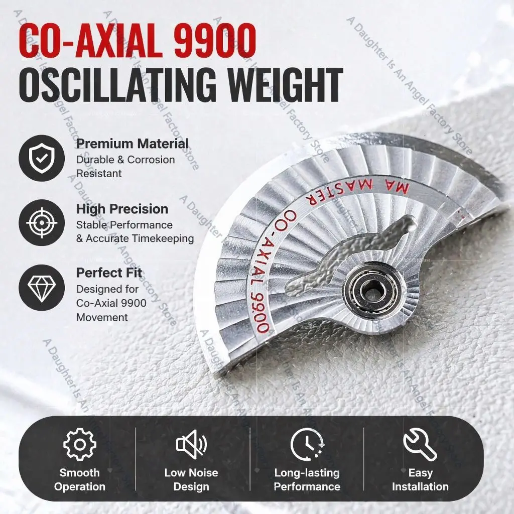 Watch Accessories European Standard Oscilllating Weight Suitable for 2824 2836 Movement Pendulum Watch Rotor 9901 8500