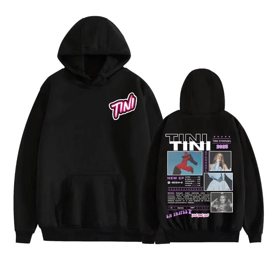 

Singer TINI STOESSEL Album 2025 Tour Cover Hoodies Men Women Clothing Fashion Aesthetic Sweatshirts Casual Comfort Fleece Hoodie
