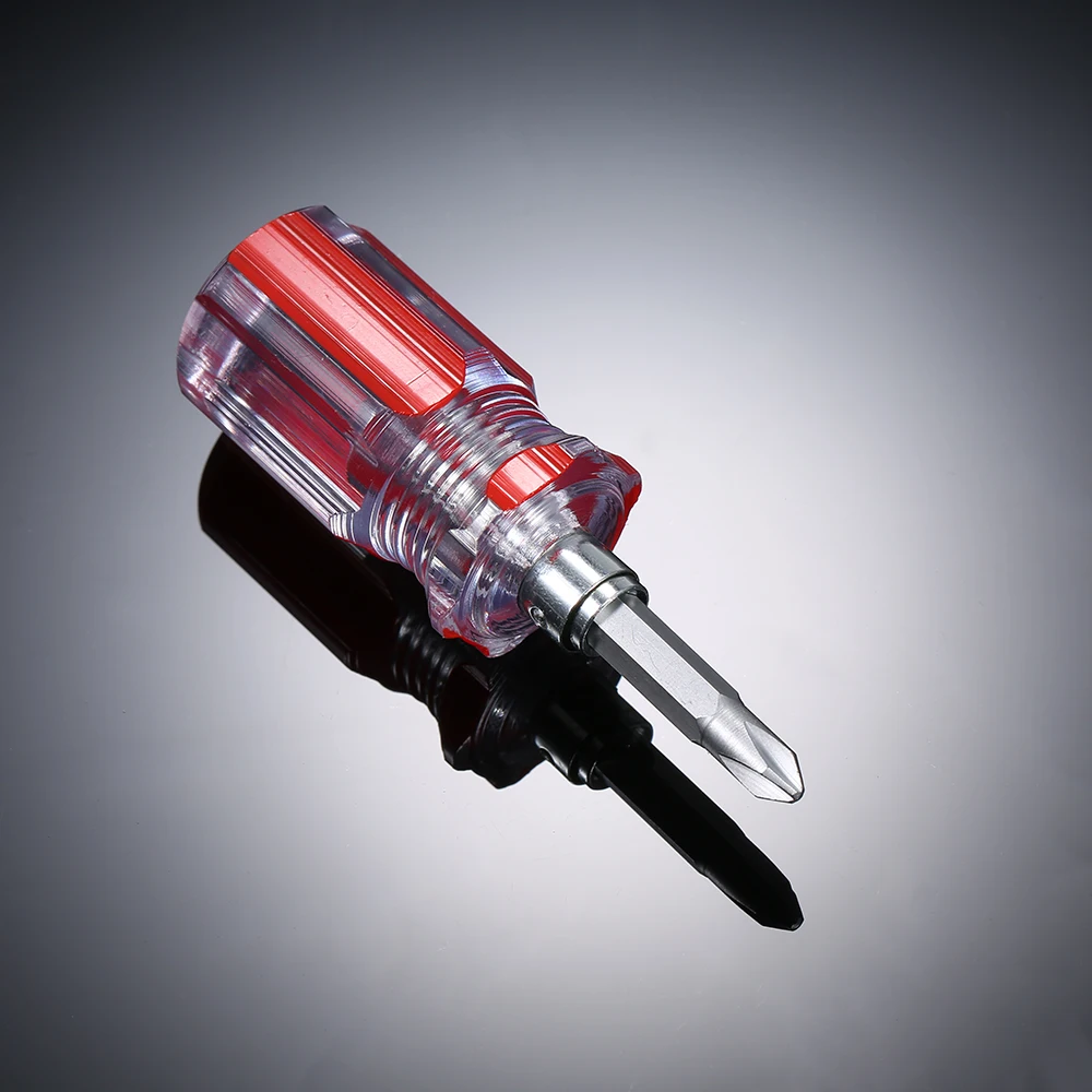 Mini Transparent Dual-Purpose Screwdriver Manual Phillips and Slotted  Screwdrivers Phillips Screwdriver