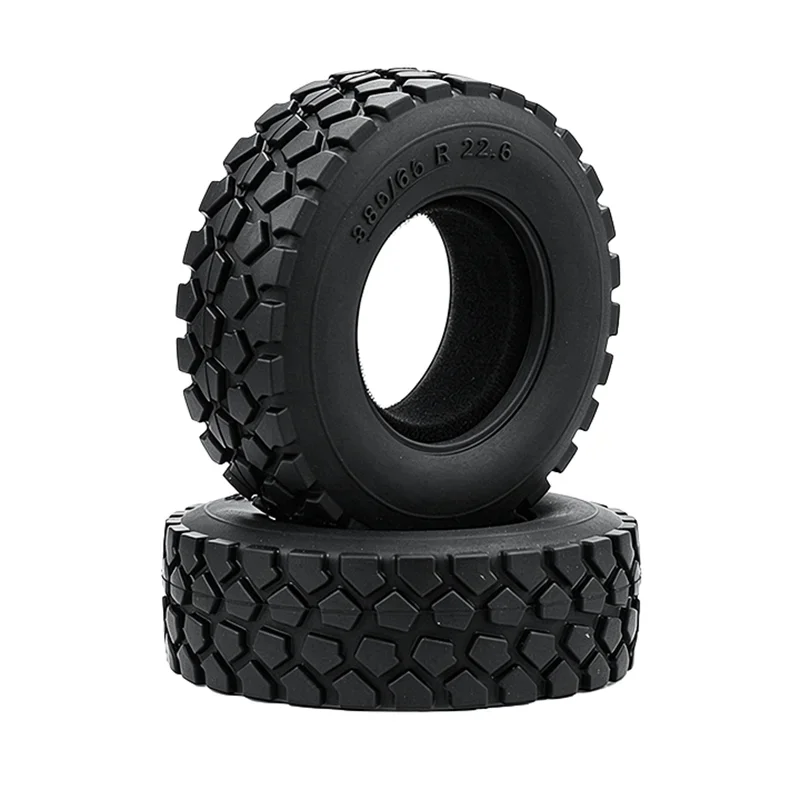 1/14 RC Truck Simulation 1 Pair 22/28mm Wide Rubber Tire for Tamiya Tipper for SCANIA 770S R620 for VOLVO ACTROS AROCS wheel