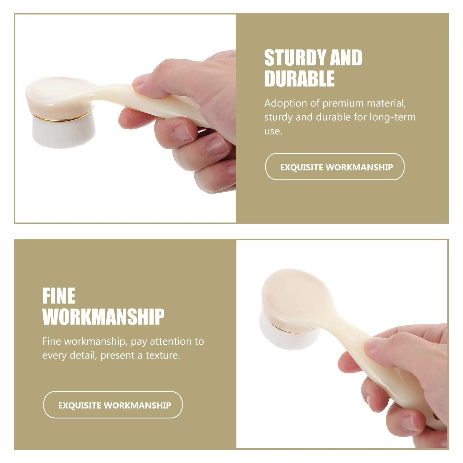 

Facial Cleaning Brush Deep Pore Cleansing Exfoliating Wash Face Tool For Women Gentle Scrubber Bristle Massage Washing