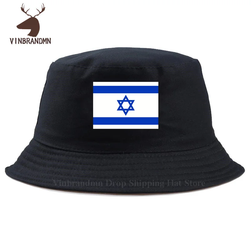 Israel Israeli bucket hats 2022 nation team baseball cap cotton sporting fishing hat gyms country ISR IL outdoor summer sun hats