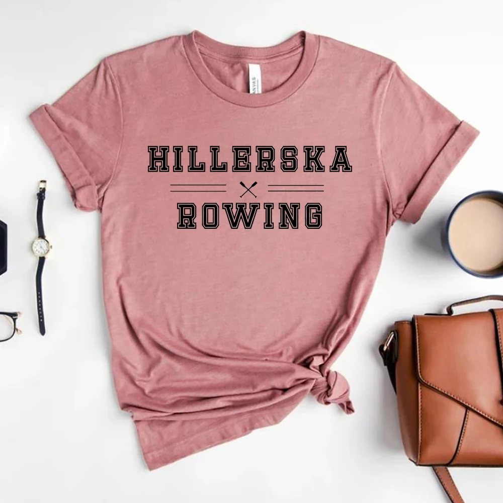 Young Royals T-shirt Hillerska School Shirt Hillerska Rowing Team Tees Tv Show Inspired HILLERSKA SKOLAN Tshirt Vintage Tops