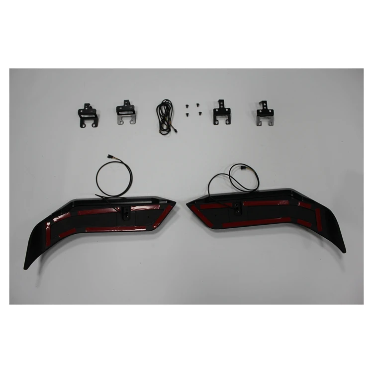 Car Accessories Universalcar rear spoilers  With Led Lights For Jeep Wrangler Jl Jkcustom