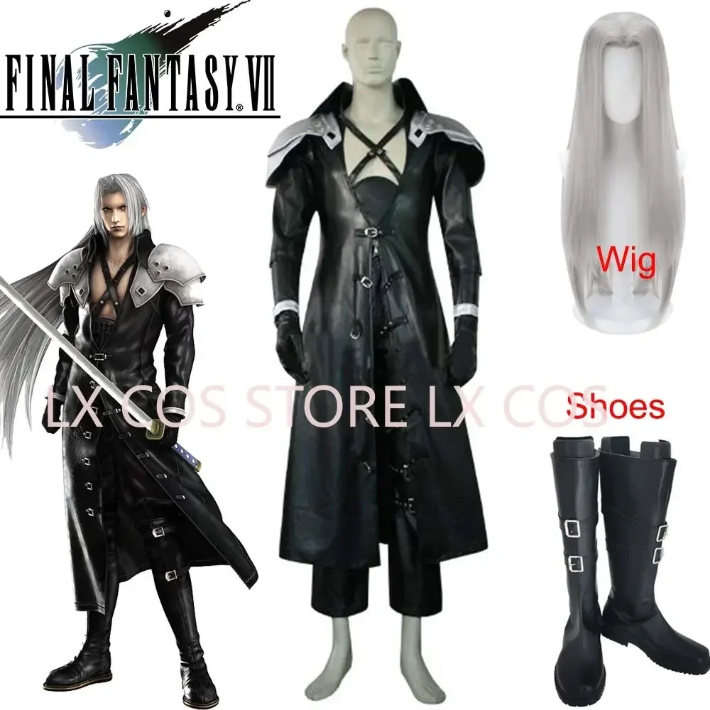 

Sephiroth Deluxe Edition Cosplay Uniform Suit Full Set Men's Halloween Costumes Custom-made Express Shipping