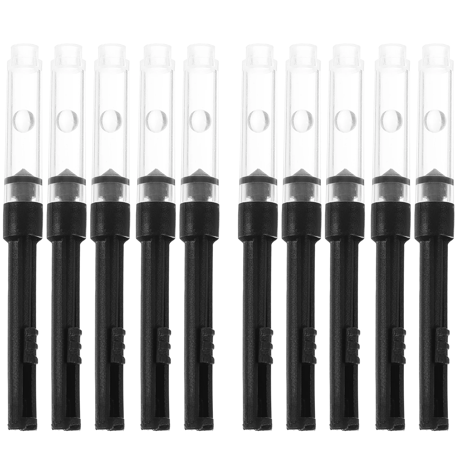 10Pcs Ink Converter for Pen Plastic Fountain Pen Absorber Refill Tube Leak Proof Ink Spring Filler Office School