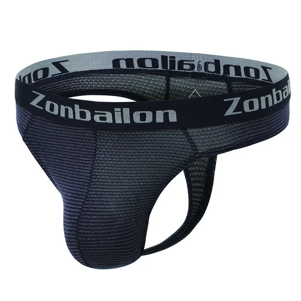 Zonbailon Men's Thongs Sexy T-Back Soft G-Strings Breath Fit Men Underwear