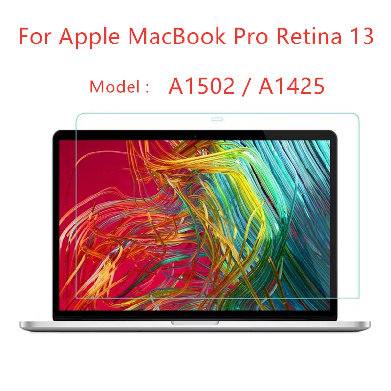 Для Apple MacBook Pro Retina 13 A1502 / A1425 закаленное стекло Защита для экрана 13,3 дюймов против царапин HD Прозрачная пленка без пузырьков