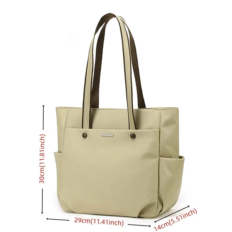 Modische, geräumige Handtasche aus Oxford-Stoff für Damen, vielschichtig, tragbar, ideal als Schultertasche für den Arbeitsweg und Reisen. – Detail 1
