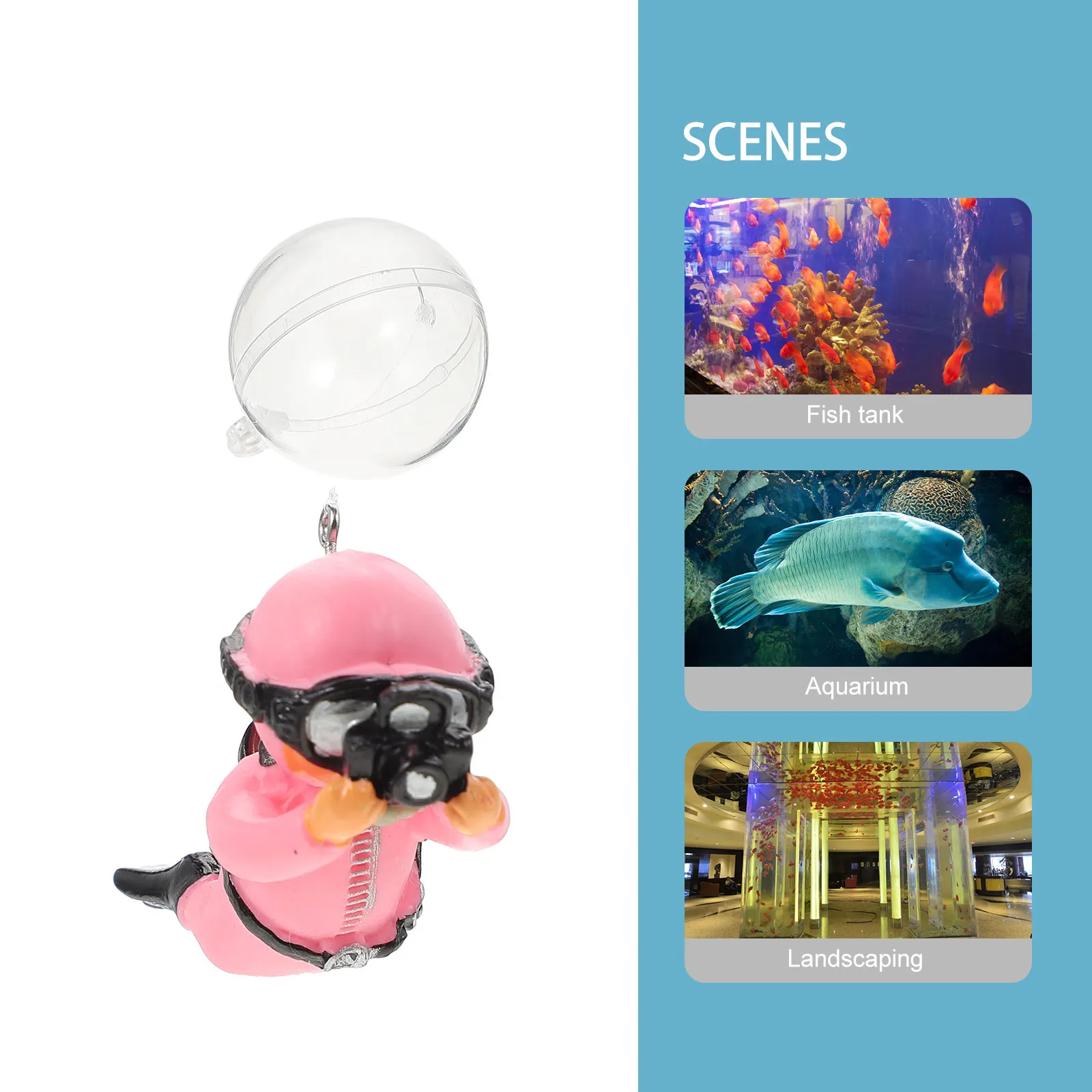 

Creative Floating Ornament Fish Tank Aquarium Floating Crafts Decor Aquarium Landscape Lightweight Resin Decoration Prop