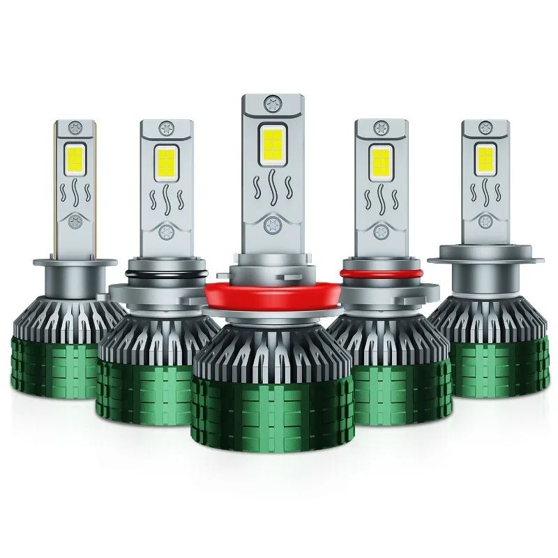 2PCS Car Headlight H1 H4 H7 LED Bulb H8 H11 9005 HB3 9006 HB4 9004 HB1 9007 HB5 Led Lights 8000LM Turbo lampada 12V