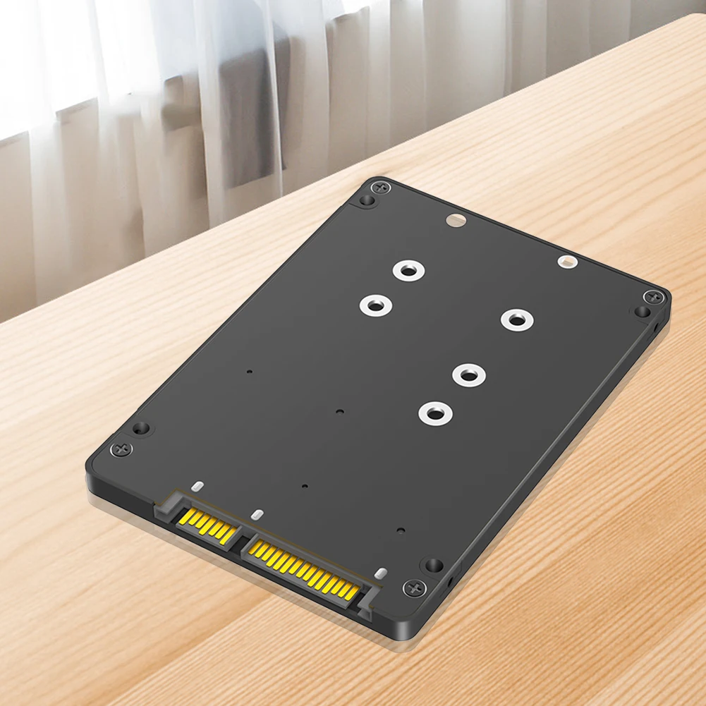

Адаптер Dual M.2 B Key NGFF SSD на 2.5 SATA III, карта-адаптер M2 NGFF на SATA, без драйверов, с пластиковым корпусом