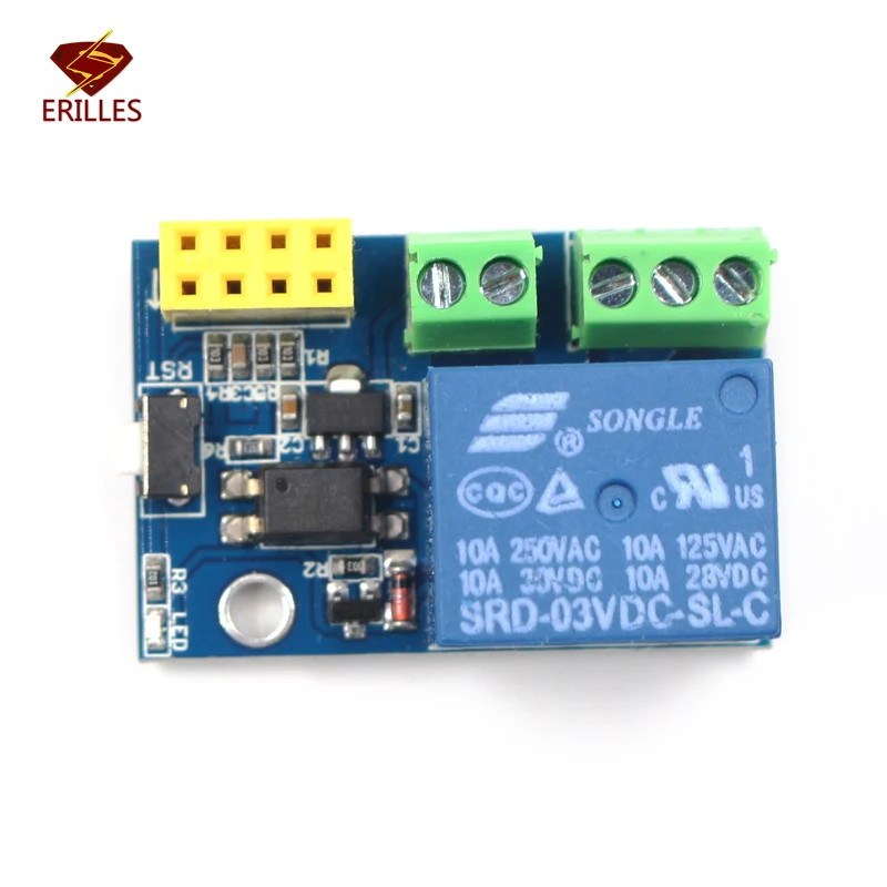 ESP8266 ESP-01S Relay Module Relay WiFi Intelligent Socket Temperature and Humidity Node Burner