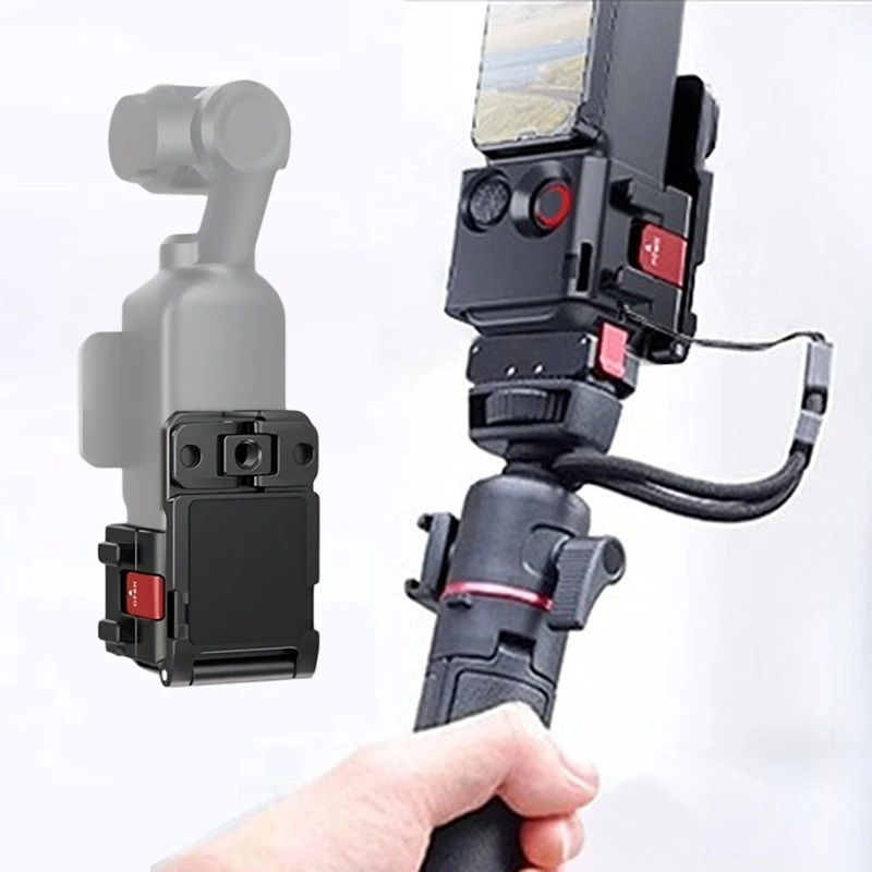 For DJI Osmo Pocket 3 Magnetic Expansion Bracket Angle Adjustable Camera Desktop Base Stand Holder Suction Cup Base Accessory