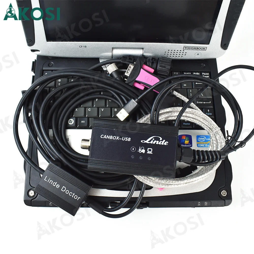 

New Linde Canbox and Doctor Diagnostic Cable With Pathfinder Software LSG Linde Forklift Truck Diagnostic Tool