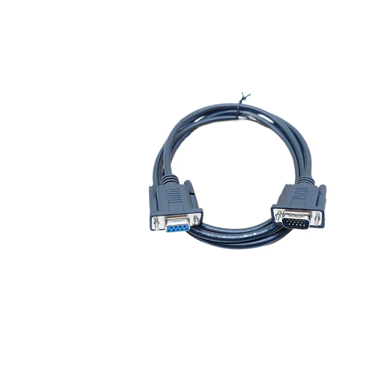 The source cable reaches VGA cable to RS232 male-to-male DB9 hole to 15 pins, rows 9 pins, and nine pins serial port data cable.