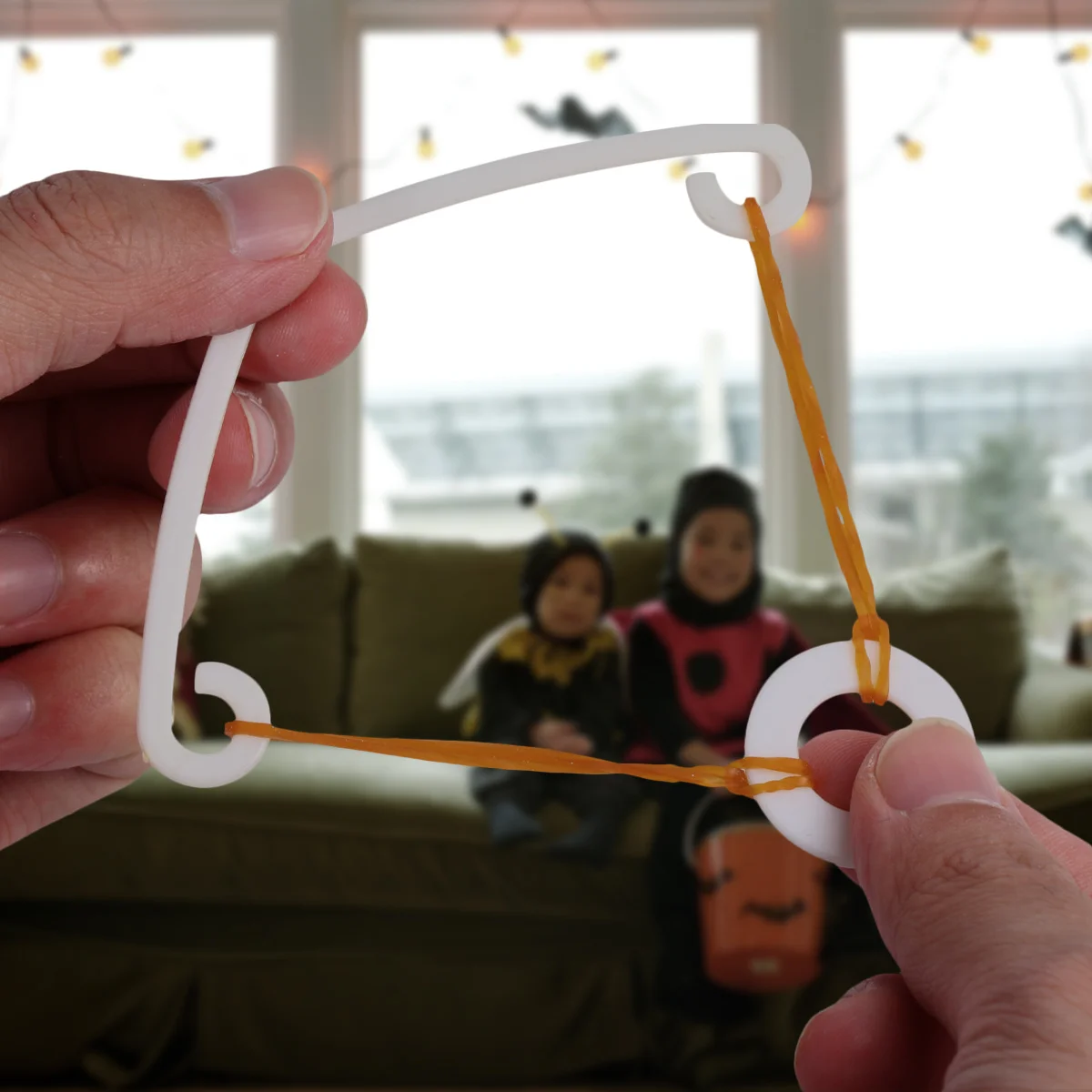 2 pezzi buste di Halloween scherzo oggetti di scena divertenti per forniture per feste bambini adulti bavaglio buste di trucco di Halloween regali novità