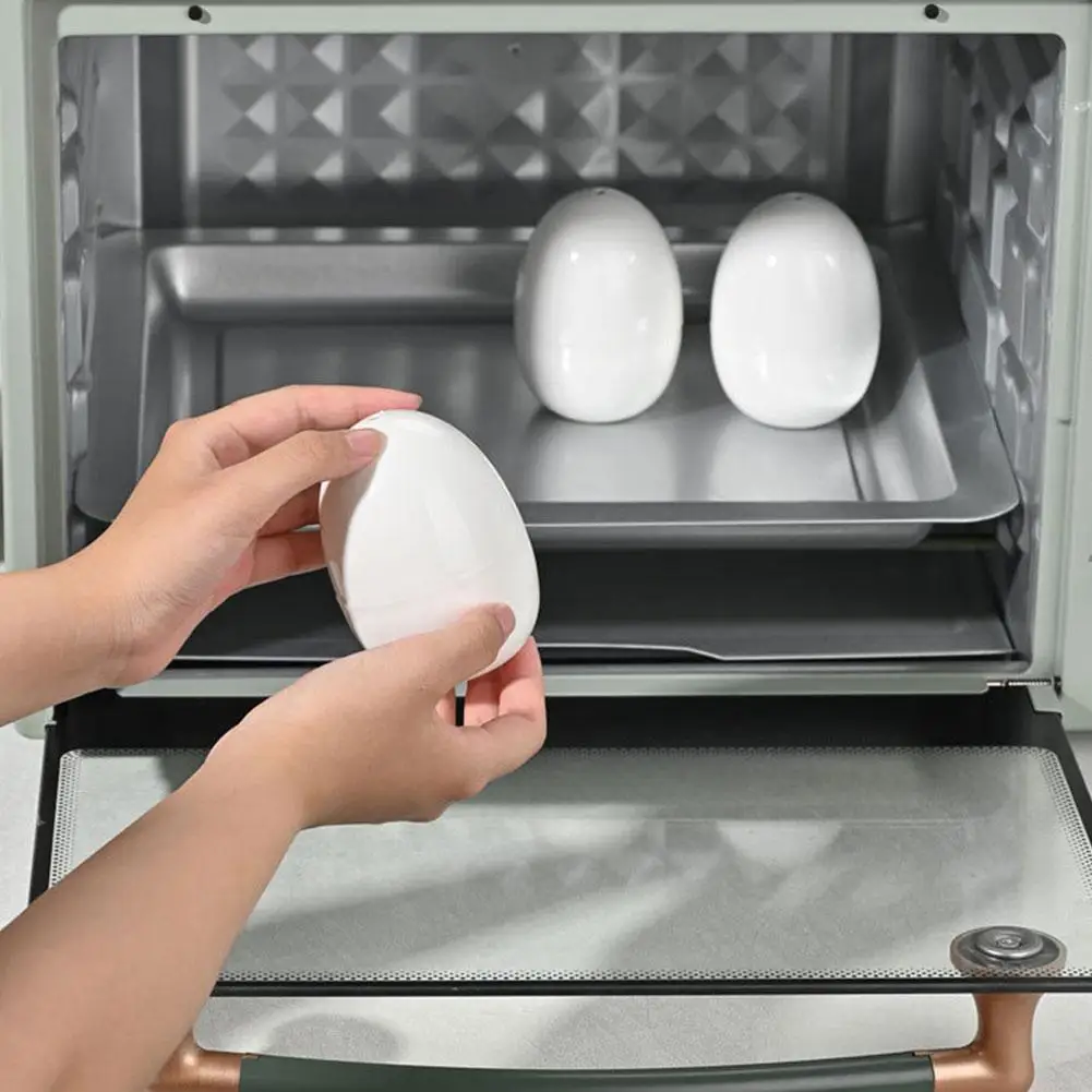 1PCS Microwave Egg Steamer 1/4 Eggs Capacity Hard Or Egg Soft Boiled Poachers Kitchen Cooker Tools Cooking V2A3