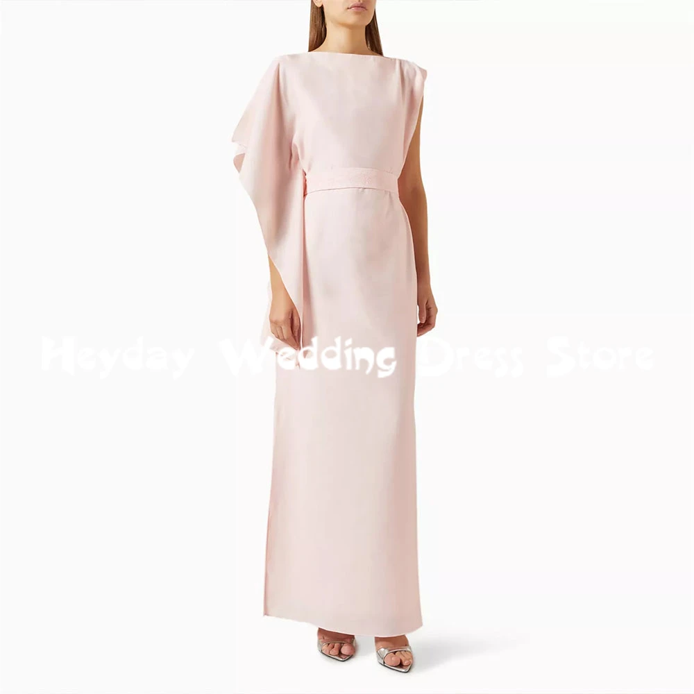 

Heyday Women's Straight Ruffles Simple Evening Dresses Sashes With Sleeveless Floor-Length Formal Elegant Party Dresses 2025