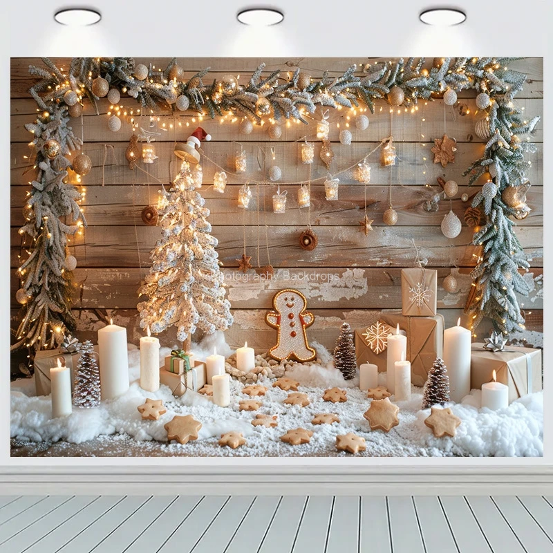 

ZHISUXI Christmas Day Scene New Year Photography Backdrop Props Winter Fireplace Living Room Gift Holiday Photo Background RS-10