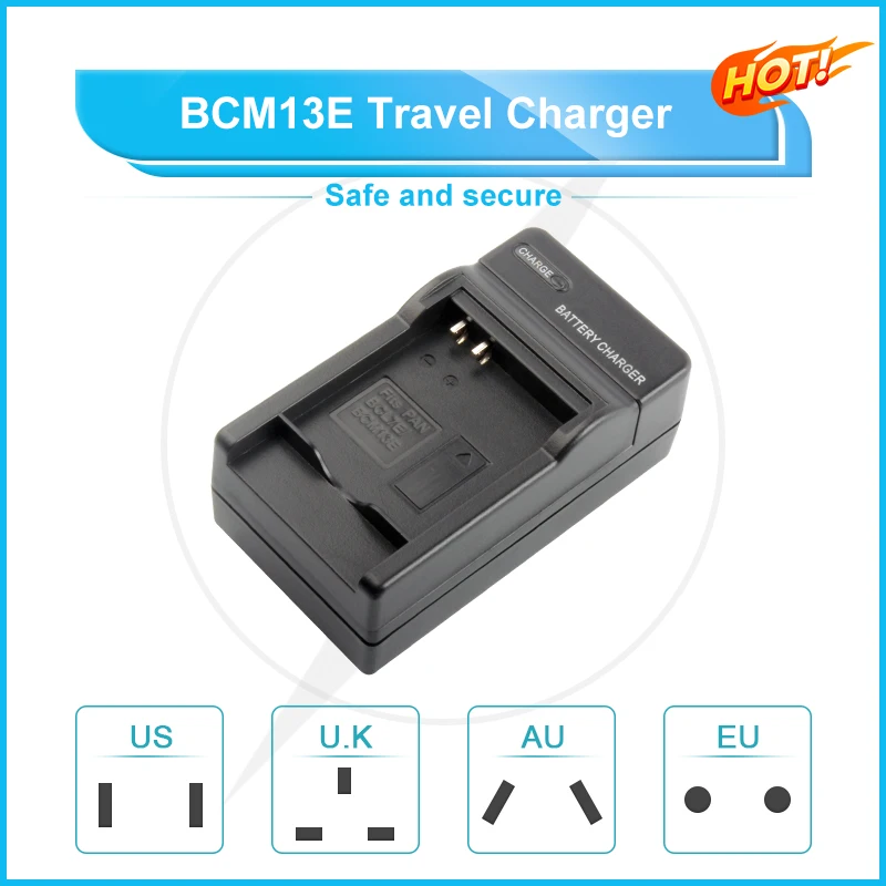 

BCL7E BCM13E Travel Charger is Suitable for Panasonic DMC-ZS30 ZS35 TZ40 TZ41 TS5 FT5 LZ40GK Camera