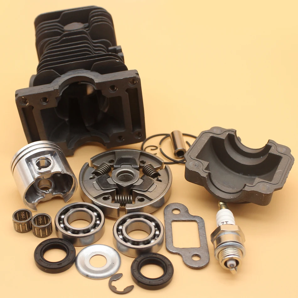 38MM Cylinder Piston Pan Bearing Kit For STIHL MS180 MS170 MS 170 180 017 018 Chainsaw Engine Spare Parts 10MM Pin 1130 020 1208