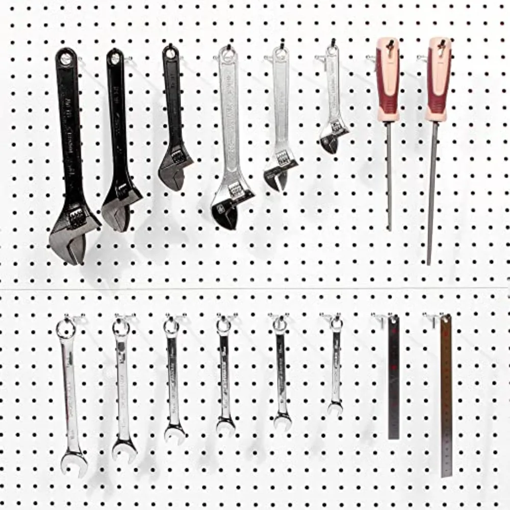 10/20/50Pcs Pegboard Hooks Grid Wall Mesh Retail Display Shop Peg Goods Shelf Panel Pegboard Hooks Home Storage Hang