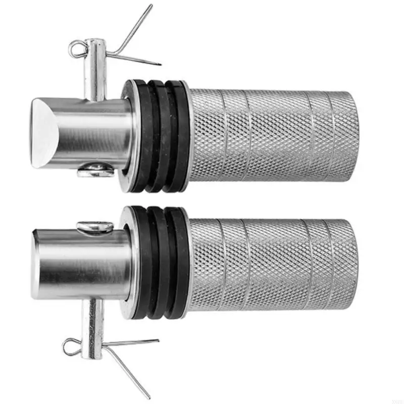 X6HF Motorcycle Footpegs Non Slip Textured Surfaces High Strength Aluminum Foot Pegs for Extended Riding Fatigue Reduction