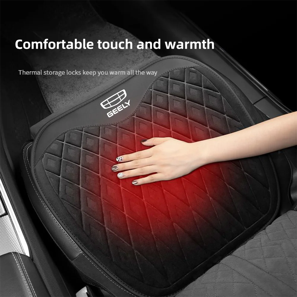 

Для Geely Coolray Emgrand Okavango Monjaro Preface EX5 EC78 осенне-зимняя подушка для автомобильного сиденья, фланелевая плюшевая теплая крышка для автомобильного сиденья