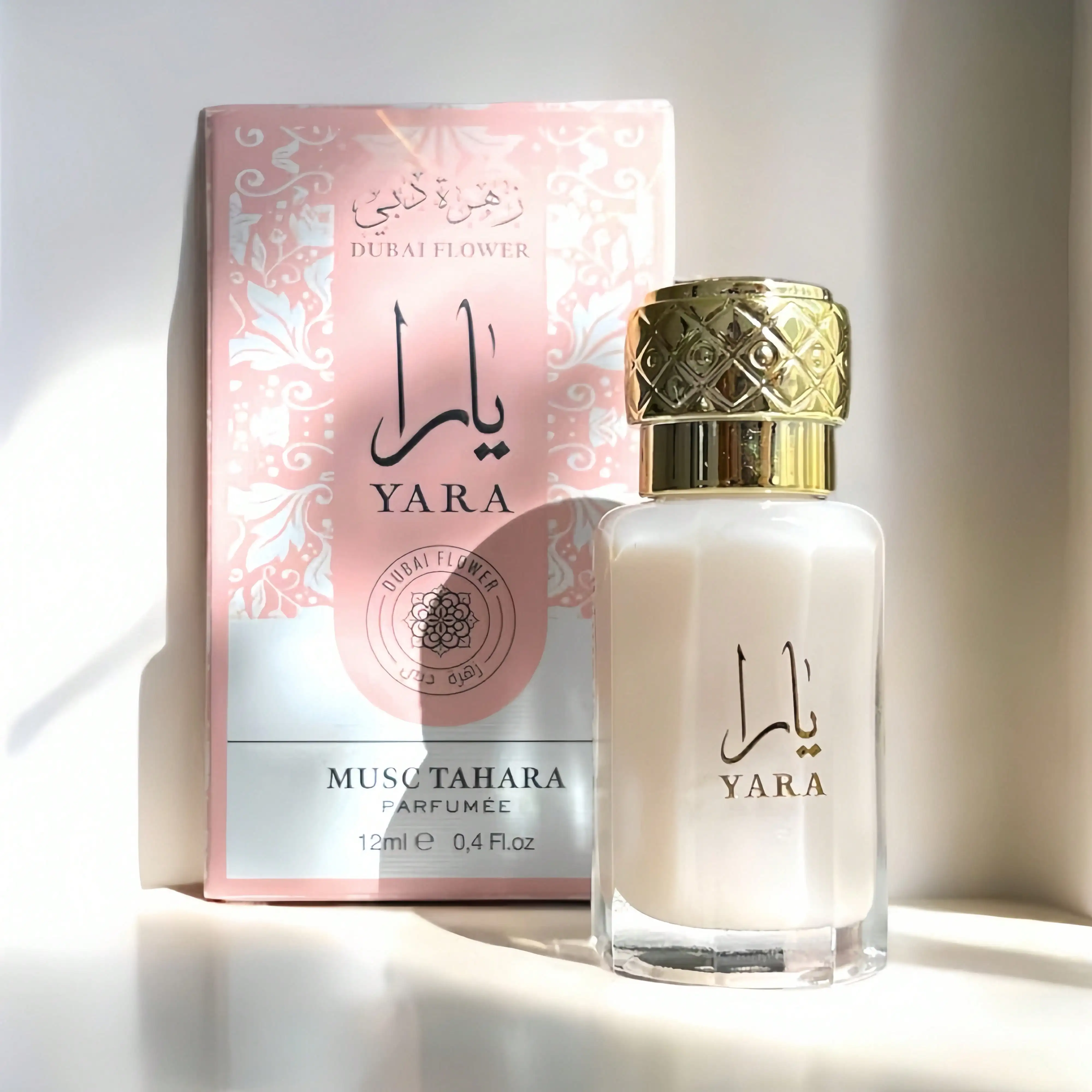 Extracto de perfume Dubai Flower Musk Tahara Yara 12ML sin alcohol para mujer