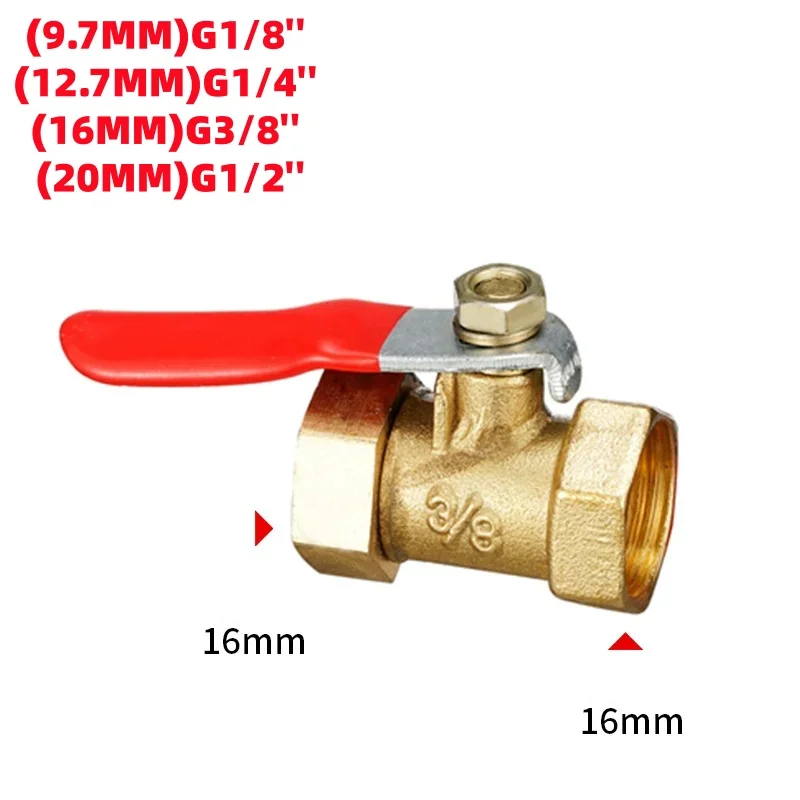 Brass Mini Shut Off Ball Valve 1/8\