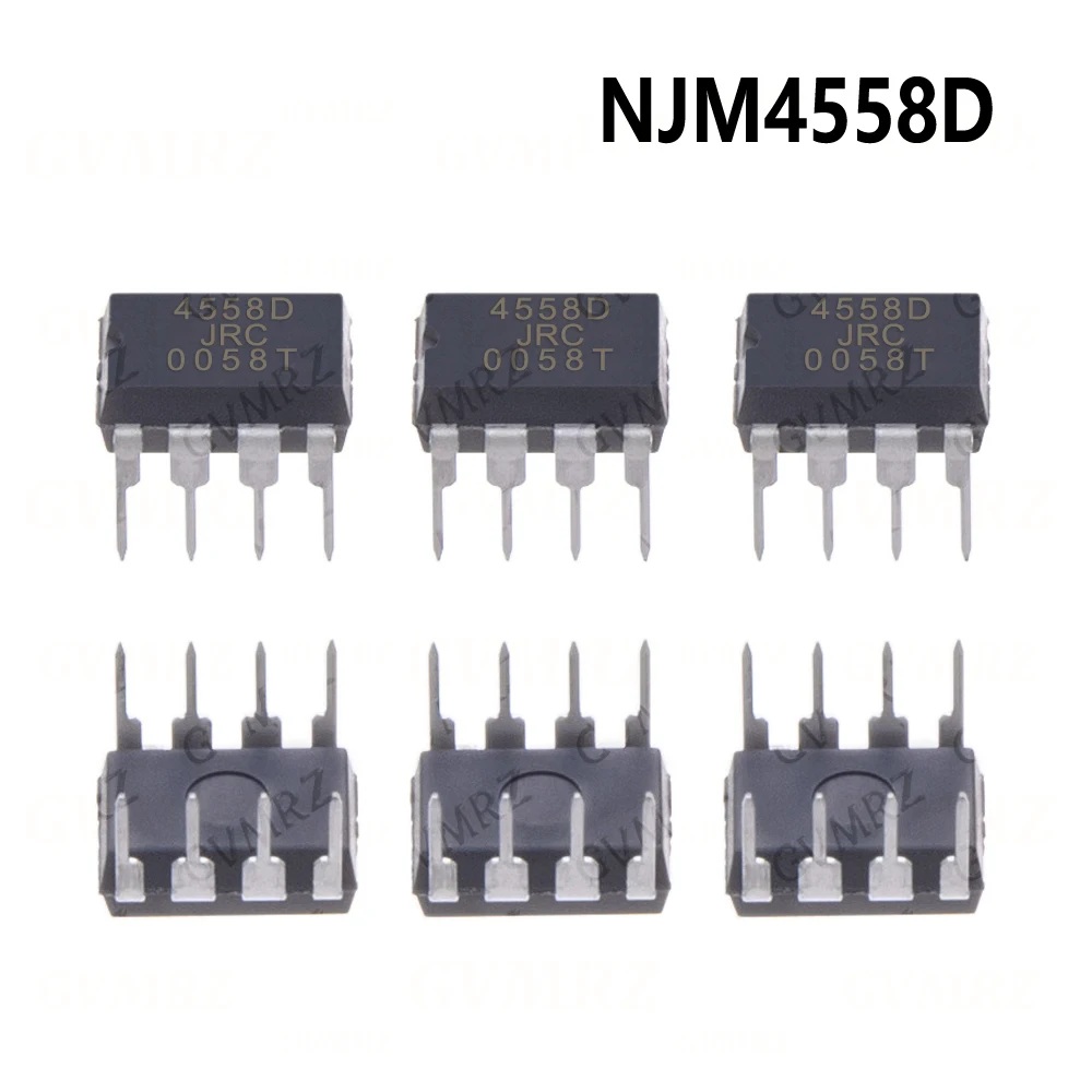 10/20/100PCS NJM4558D DIP8 NJM4558 DIP JRC4558D JRC4558 Dual operational amplifier