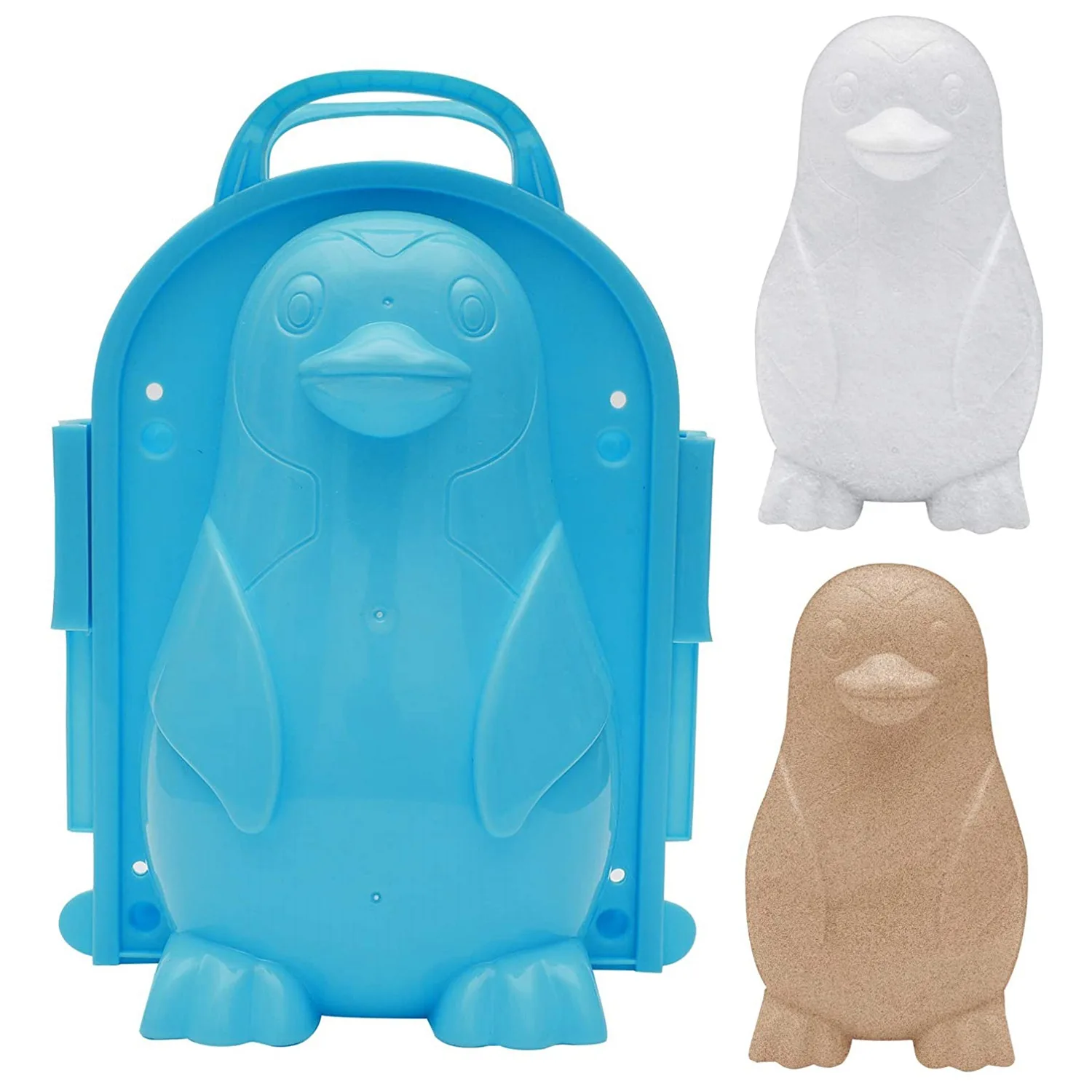 Cute Penguin Snowball Maker Clips for Snowball Fights,Winter Snow Games Animal Shape Toys for Kids